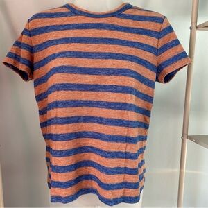 Madewell Hi-Fi Shrunken Tee in Loretta Stripe Size Medium